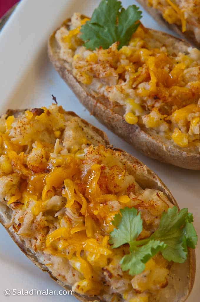 Chicken-Stuffed Spuds